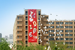 對(duì)外經(jīng)濟(jì)貿(mào)易大學(xué)亞洲最大宿舍樓
